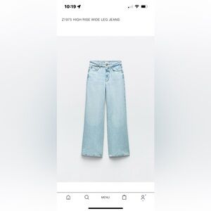 Zara jeans size 12 worn a few times too big on me